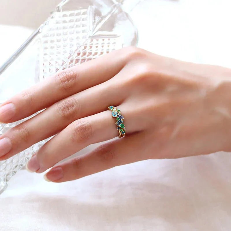 Oceanic gem mine dazzling ring 854458