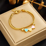 Load image into Gallery viewer, Pastel Forever Love Heart Necklace and Bracelet
