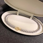 Load image into Gallery viewer, Pearl Diamond Accented Circle Pendant Bracelet and Necklace
