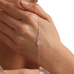 Load image into Gallery viewer, Personalized Birth Flower Chain Bracelet &amp; Necklace
