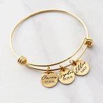 Load image into Gallery viewer, Personalized Family Bangle Bracelet
