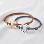 Load image into Gallery viewer, Personalized Name Disc Rope Bracelet
