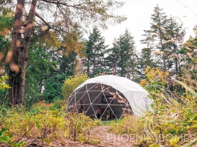 PHOENIX DOMES Geodesic Domes Phoenix Domes - Heavy Duty Frame 4-Season Glamping & Yoga Package Dome - 33'/10m