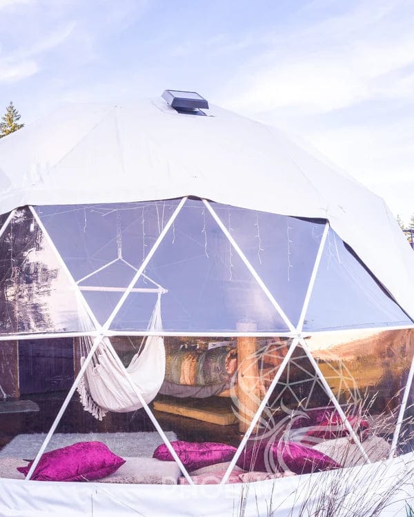 PHOENIX DOMES Geodesic Domes Phoenix Domes - Light Frame 4 Season Glamping Package Dome - 20'/6m