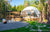 PHOENIX DOMES Geodesic Domes White Phoenix Domes - Heavy Frame 4 Season Glamping Package Dome - 26'/8m