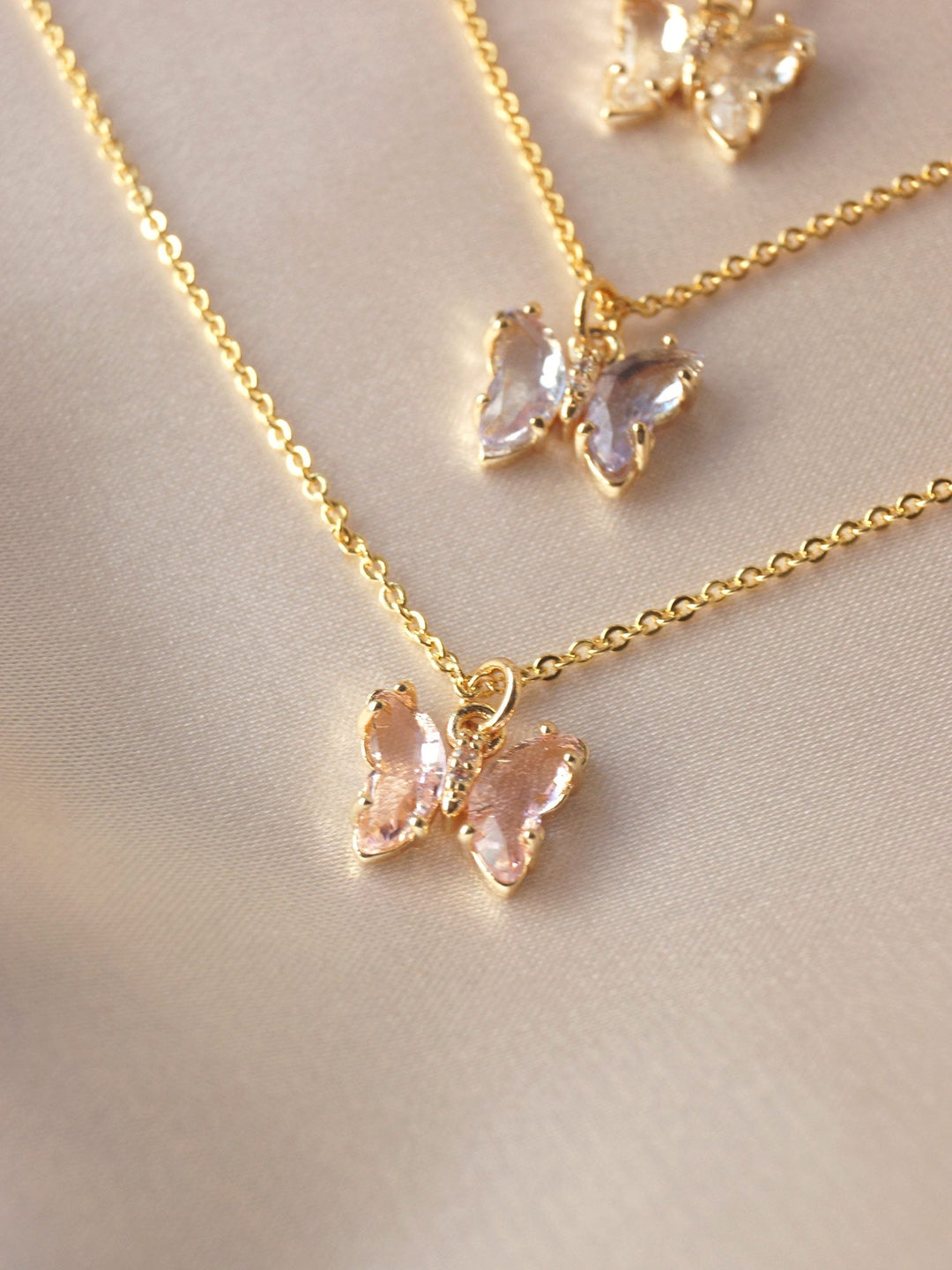 Colourful Petite Butterfly Necklace