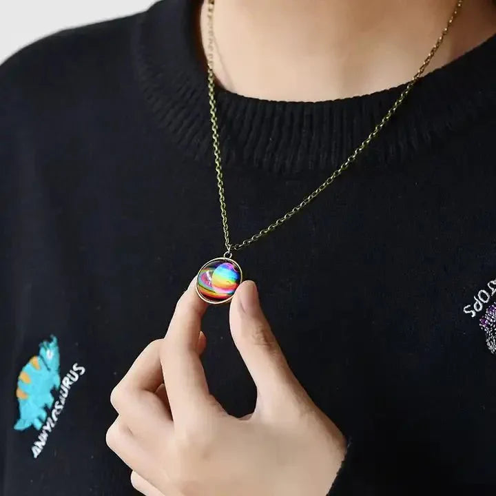 Planet necklace world necklace universe pendant jewelry solar system necklace sun necklace astronaut necklace galaxy jewelry moon necklace 490555