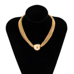 Load image into Gallery viewer, Posh Multi Layered Chain Ball Necklace and Bracelet
