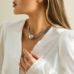Load image into Gallery viewer, Posh Multi Layered Chain Ball Necklace and Bracelet
