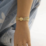 Load image into Gallery viewer, Posh Multi Layered Chain Ball Necklace and Bracelet
