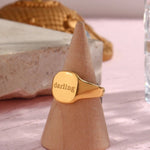Load image into Gallery viewer, Positive Affirmation Engraved Rings
