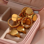 Load image into Gallery viewer, Positive Affirmation Engraved Rings
