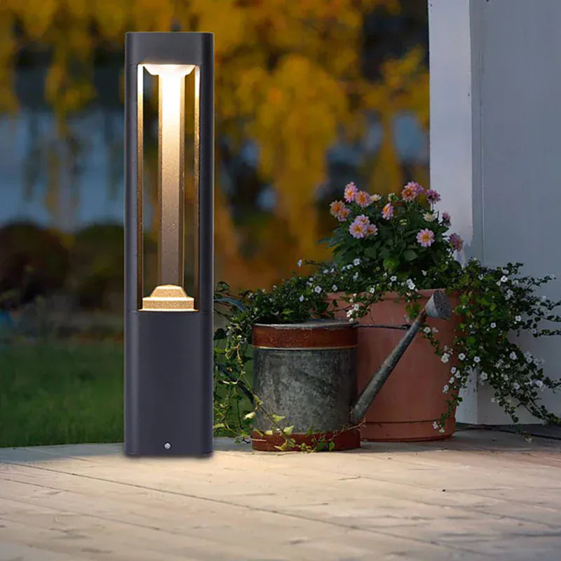 PREMIER HOME FIXTURES Outdoor Light Black Modern Outdoor LED Bollard Light