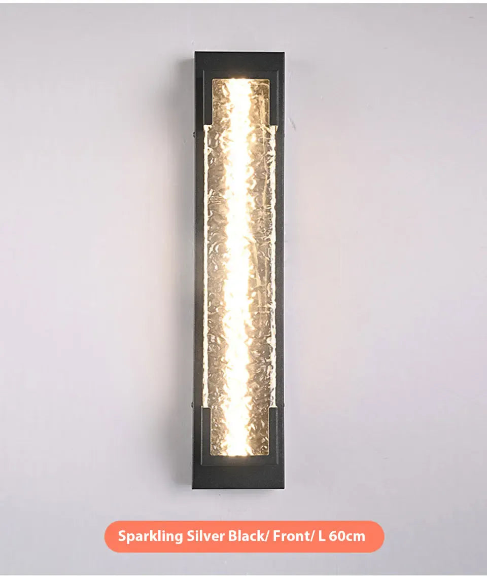 PREMIER HOME FIXTURES Outdoor Light Dimmable Outdoor LED Wall Sconce In Stainless Steel