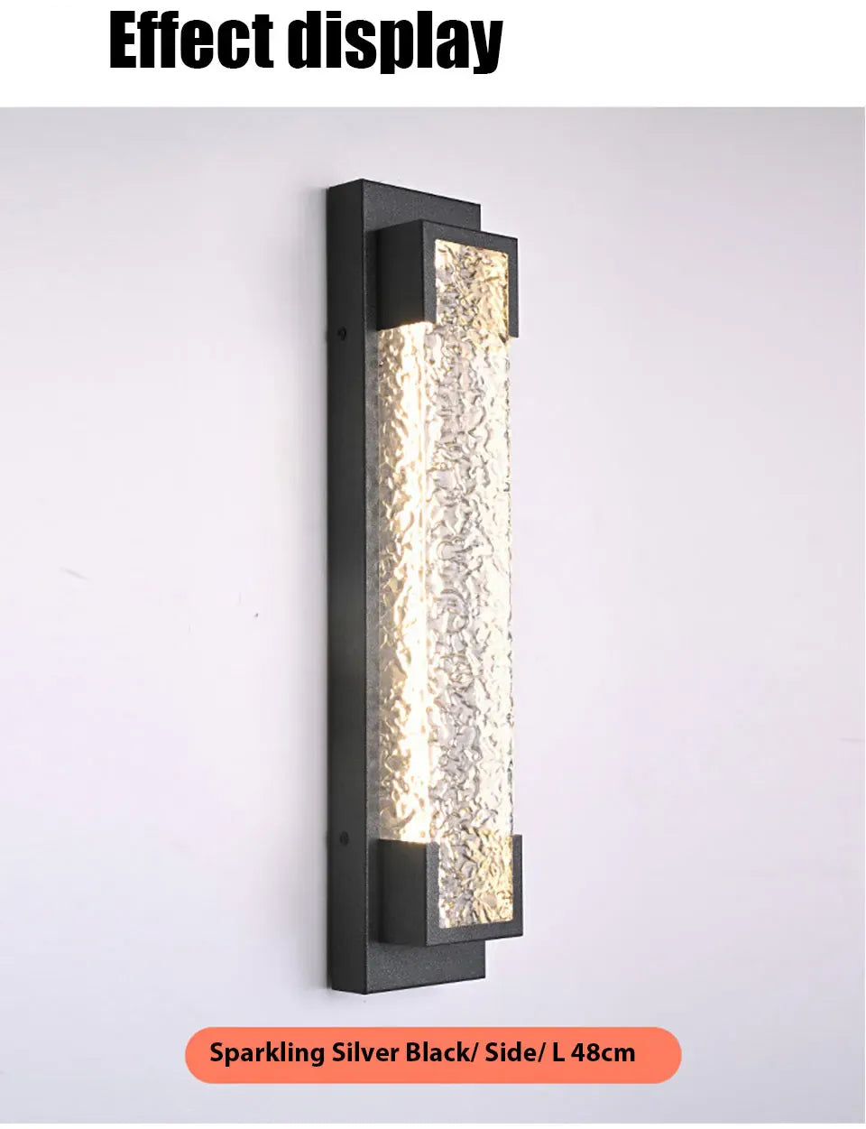 PREMIER HOME FIXTURES Outdoor Light Dimmable Outdoor LED Wall Sconce In Stainless Steel