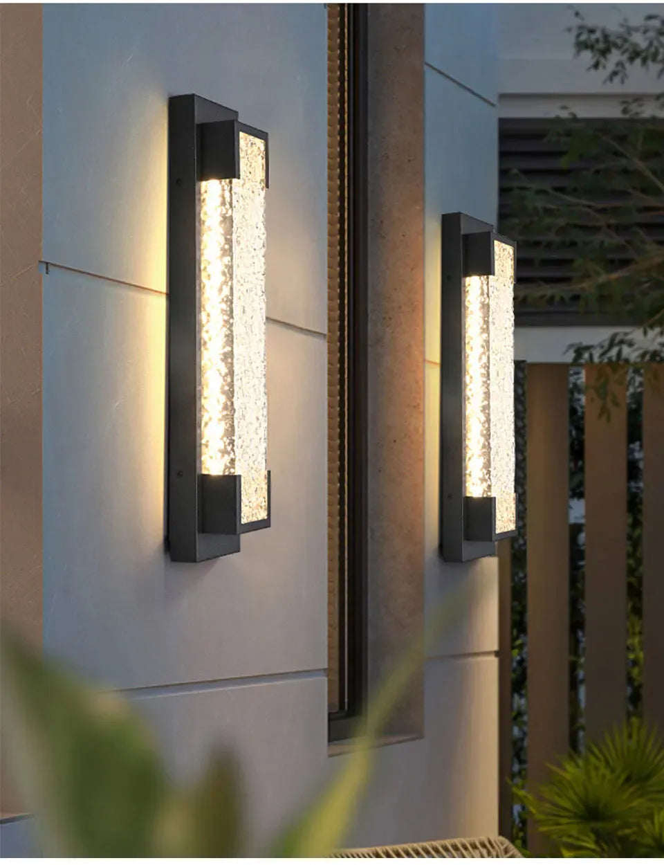 PREMIER HOME FIXTURES Outdoor Light Dimmable Outdoor LED Wall Sconce In Stainless Steel