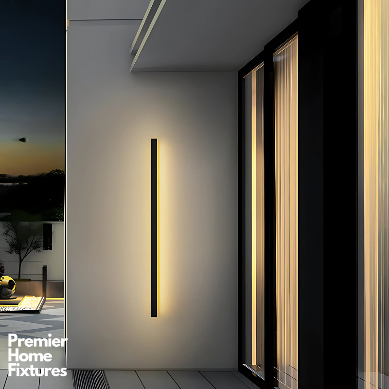 PREMIER HOME FIXTURES Outdoor Light Minimal Modern Outdoor Wall Light With Anti-Rust