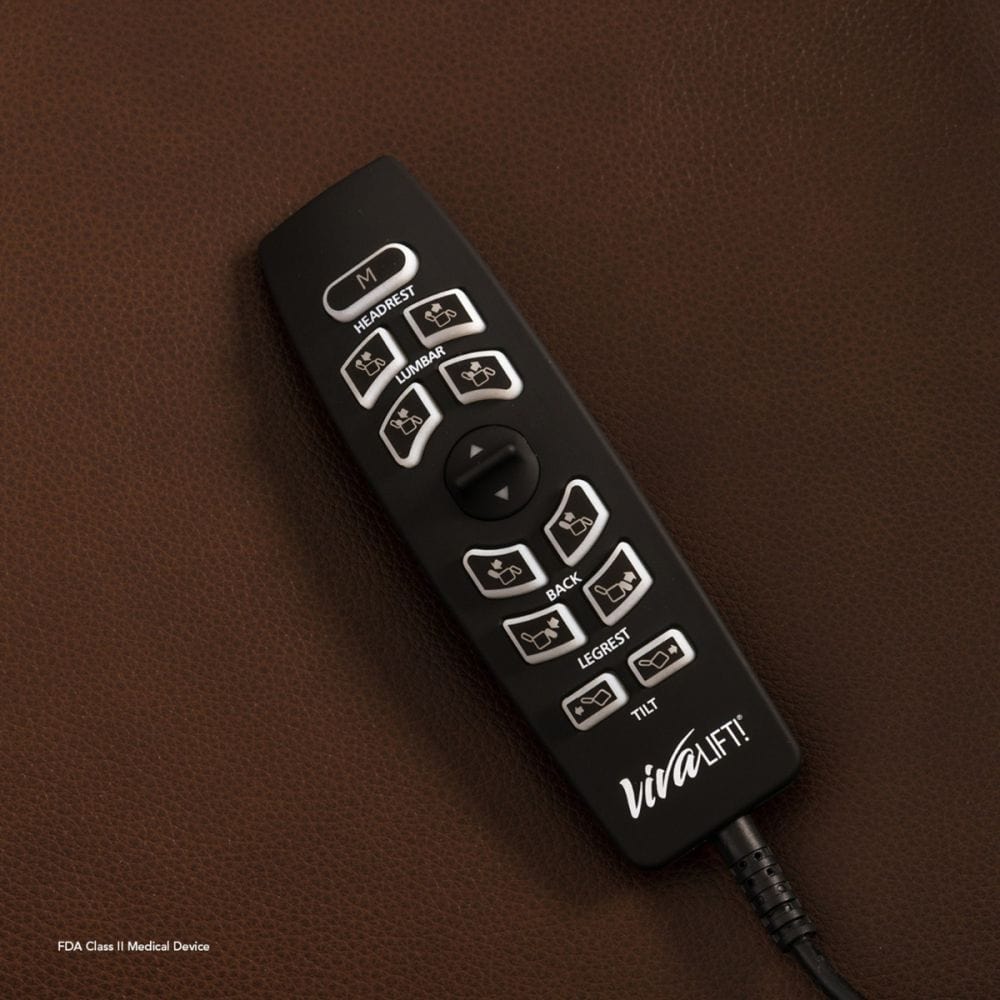 PRIDE 3-Position Lift Chair + Vivalift Ultra Lift Chair Recliner With Footrest Extension &amp; Battery Backup - Pride PLR4955