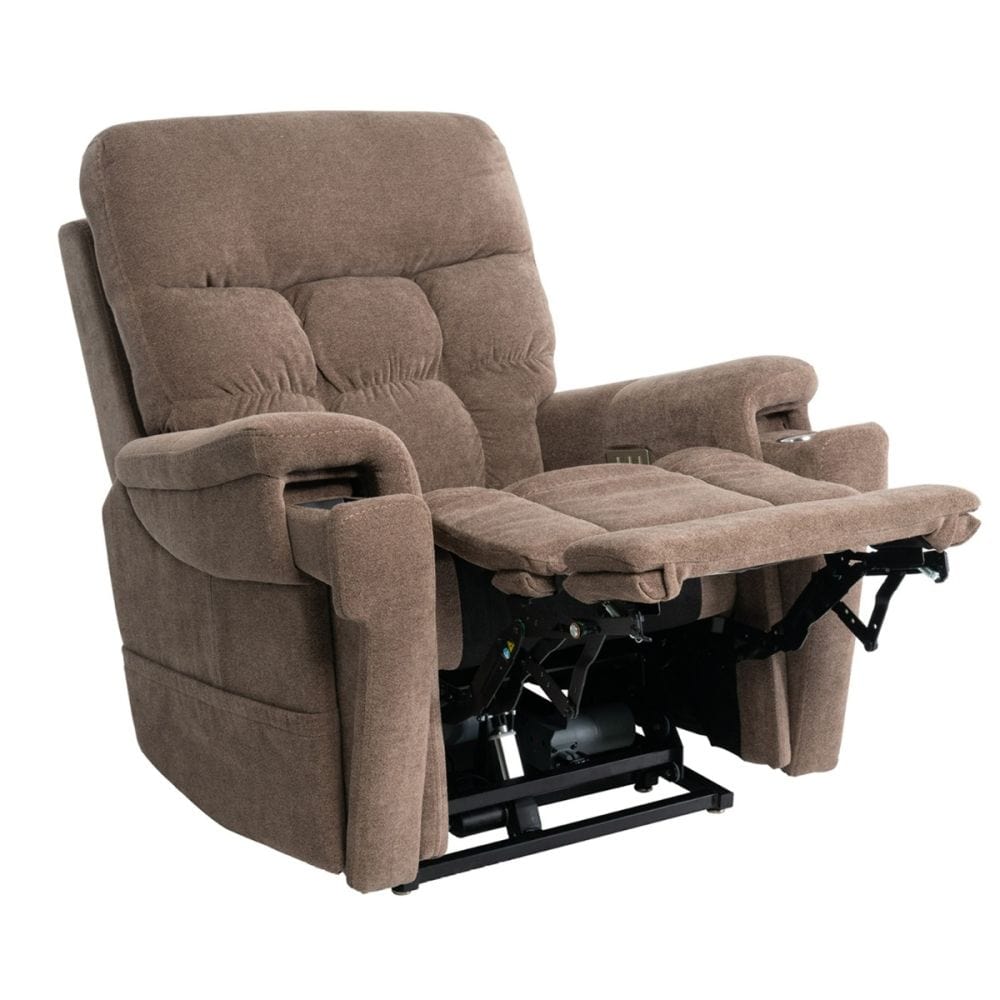 PRIDE 3-Position Lift Chair + Vivalift Ultra Lift Chair Recliner With Footrest Extension &amp; Battery Backup - Pride PLR4955