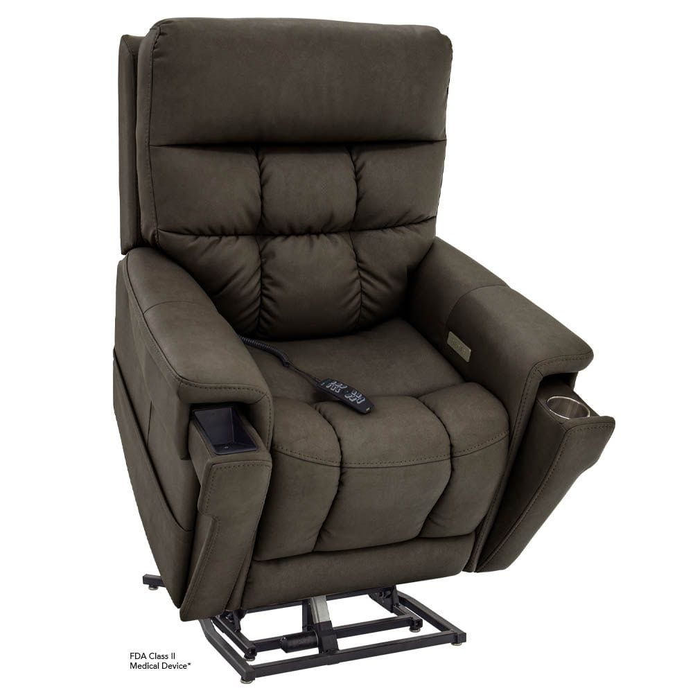 PRIDE 3-Position Lift Chair + Vivalift Ultra Lift Chair Recliner With Footrest Extension & Battery Backup - Pride PLR4955