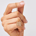 Load image into Gallery viewer, 18k Dainty Eternal Clover Necklace
