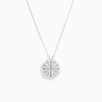 Load image into Gallery viewer, 18k Dainty Eternal Clover Necklace

