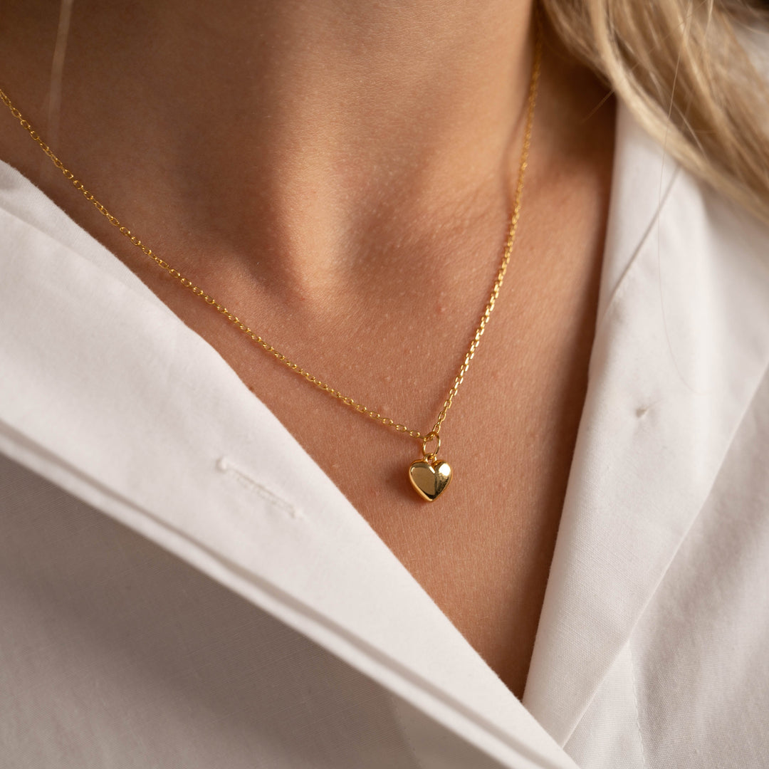 Lamia Gold Heart Necklace