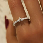 Load image into Gallery viewer, Radiant Adjustable Letter Initial Rings
