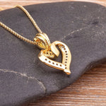 Load image into Gallery viewer, Romantic Diamond Heart Pendant Necklace
