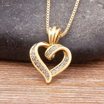 Load image into Gallery viewer, Romantic Diamond Heart Pendant Necklace
