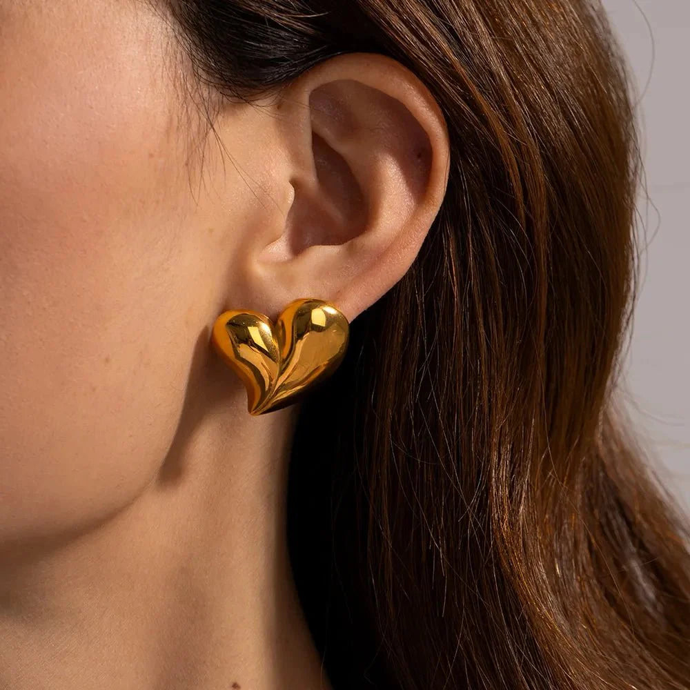 Romantic Love Heart Earrings