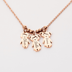 Load image into Gallery viewer, Dainty Family Charm Necklace
