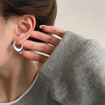 Load image into Gallery viewer, S925 Classy Hoop Dainty Earrings
