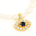 Load image into Gallery viewer, S925 Dainty Diamond Charm Pearl Necklace
