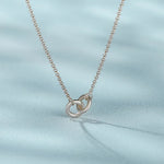 Load image into Gallery viewer, S925 Dainty Forever Linked Necklace
