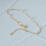 Load image into Gallery viewer, S925 Dainty Satellite Pearl Chain Bracelet
