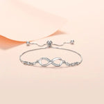 Load image into Gallery viewer, S925 Infinity Diamond Love Bracelet
