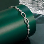Load image into Gallery viewer, S925 Infinity Diamond Love Bracelet
