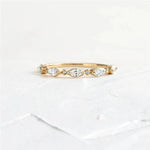 Load image into Gallery viewer, S925 Thin Dainty Oval Diamond Ring
