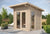 SaunaLife Barrel Sauna SaunaLife Model G4 Outdoor Home Sauna Kit- SLMODELG4