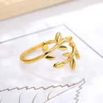 Load image into Gallery viewer, Jordin Small Leaf Ring
