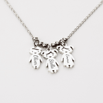 Load image into Gallery viewer, Dainty Family Charm Necklace

