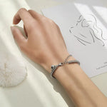 Load image into Gallery viewer, Simple Couples Cuban Magnetic Heart Bracelet Set
