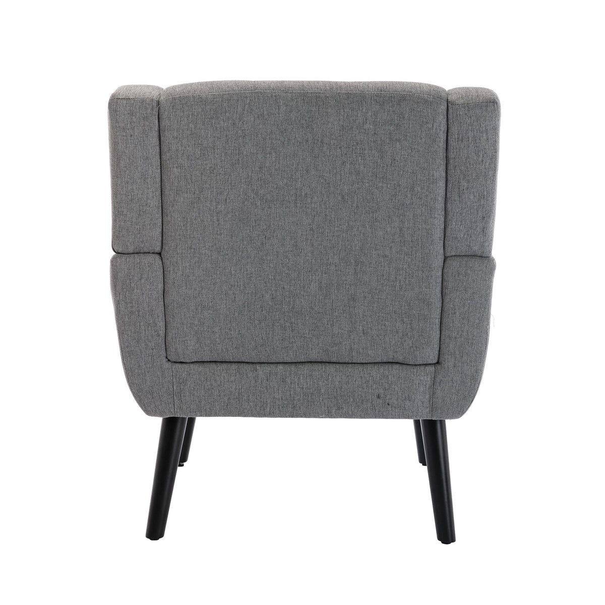 Sofa Chair Set Accent Chair Light Gray Linen Blend Upholstered Accent Chair