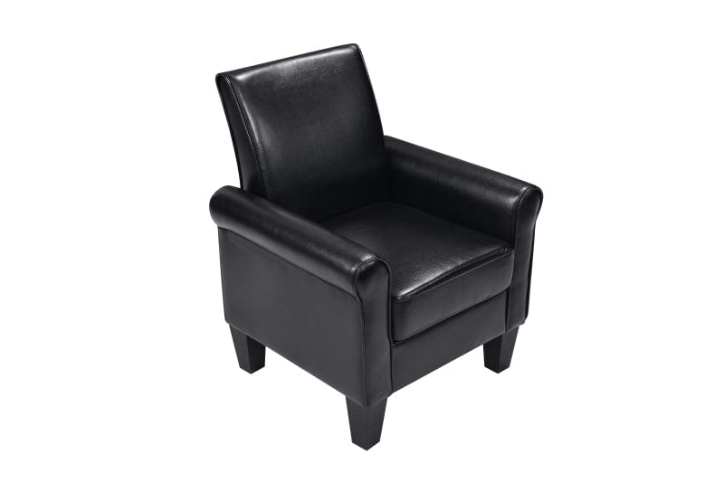 Sofa Chair Set Accent Chair Manual Black Upholstered Club Chair