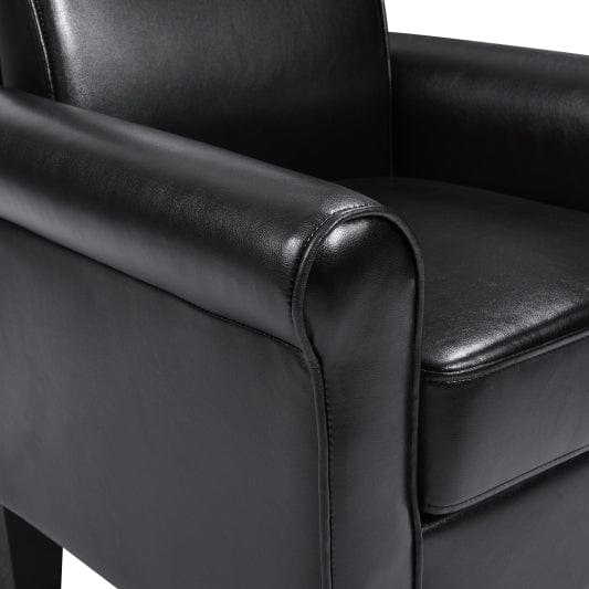 Sofa Chair Set Accent Chair Manual Black Upholstered Club Chair