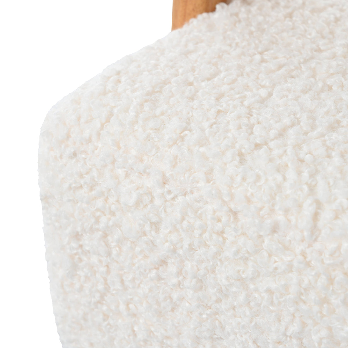 Sofa Chair Set Accent Chair Mid-Century Modern Barrel Accent Chair In White Teddy