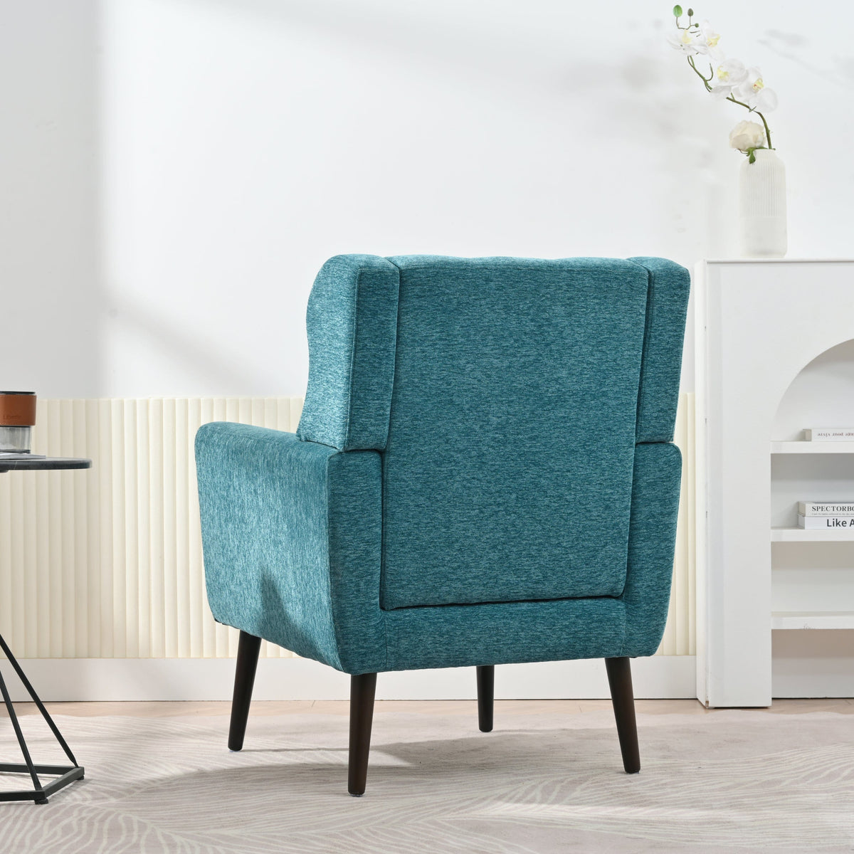Sofa Chair Set Accent Chair Modern Mid Century Accent Chair In Teal Chenille