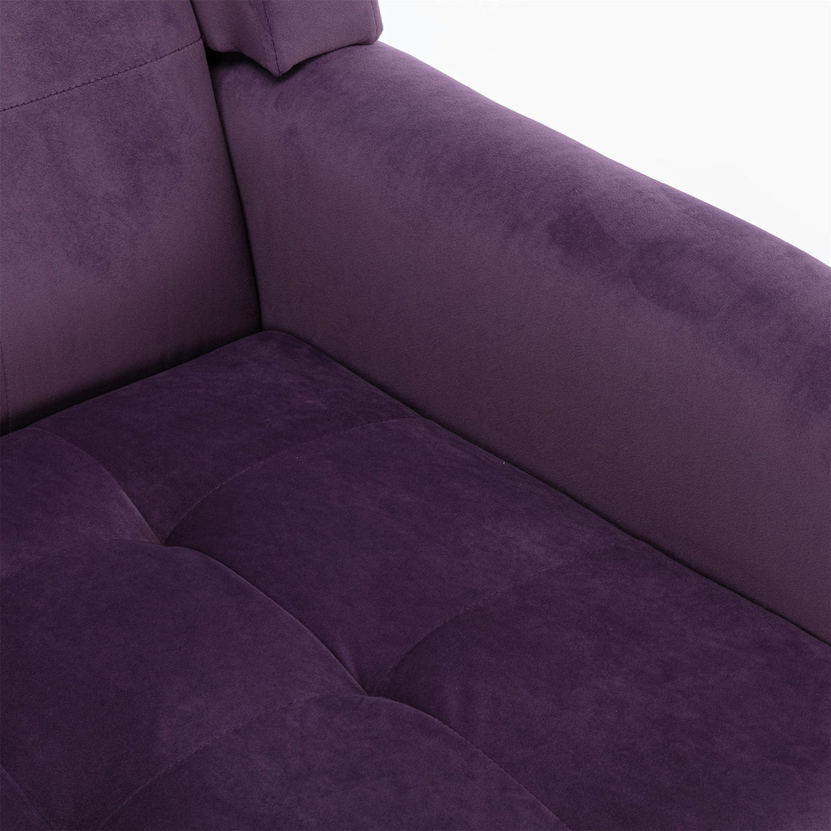 Sofa Chair Set Accent Chair Modern Soft Lavender Purple Velvet Accent Chair