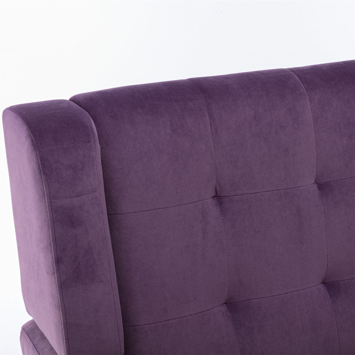 Sofa Chair Set Accent Chair Modern Soft Lavender Purple Velvet Accent Chair